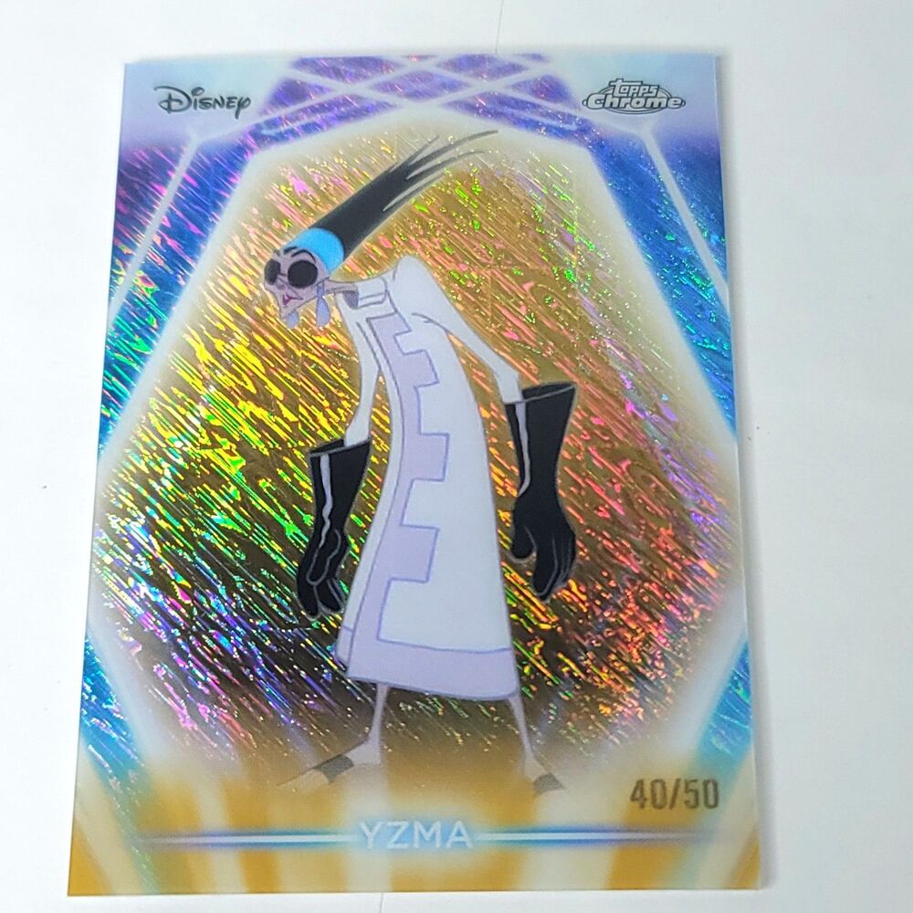 Yesss Topps 2026 Disney Neon Gold Shimmer Refractor Limited 40/50